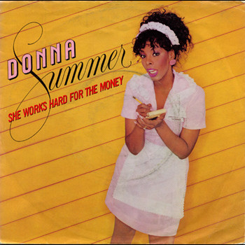 Pochette de Donna Summer - She works hard for the money