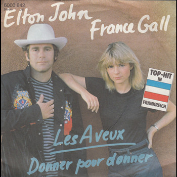 Pochette de France Gall et Elton John - Donner Pour Donner